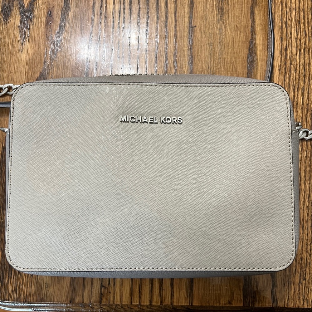 Michael Kors Gray Crossbody Bag